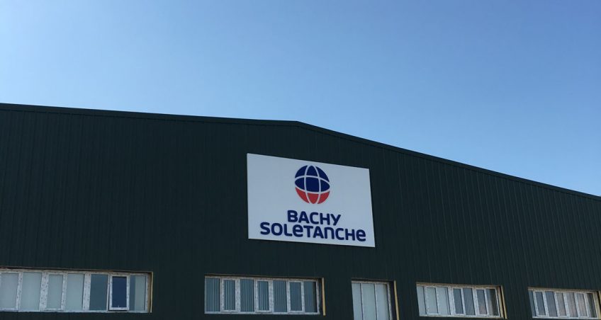 Bachy Soletanche External Illuminated Sign